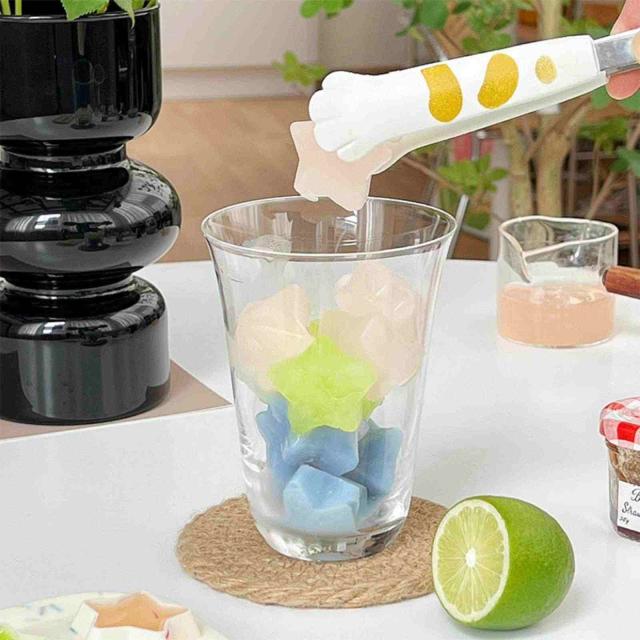 4個セット シリコン 製氷皿 星形 アイストレー 製氷機 かわいい 星 星